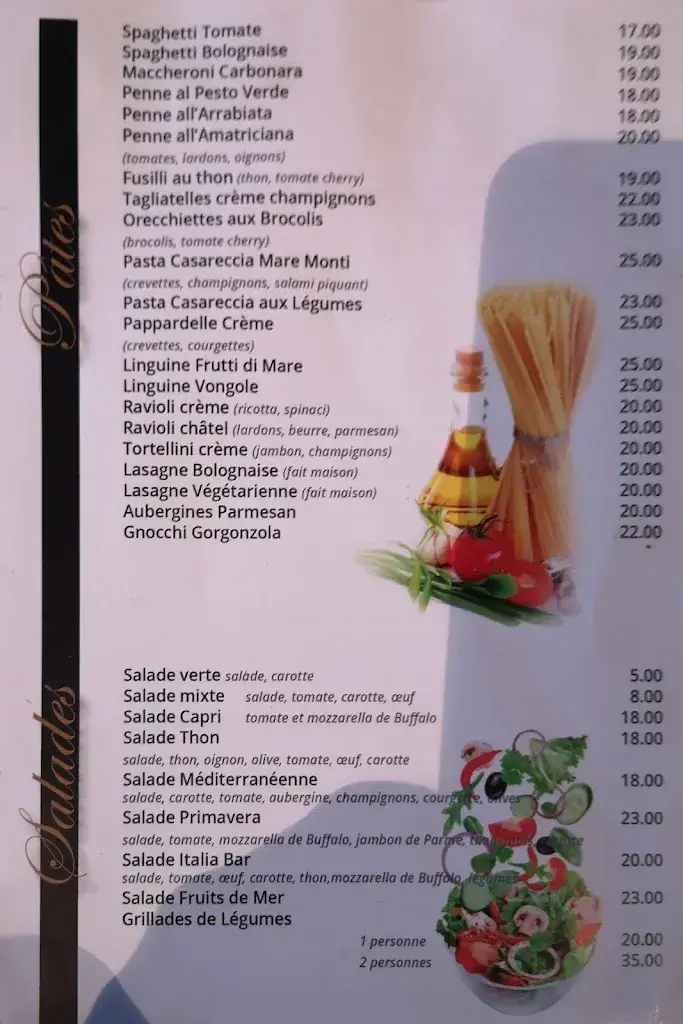 Restaurant Italia Bar_Châtel-Saint-Denis_menu_image_1
