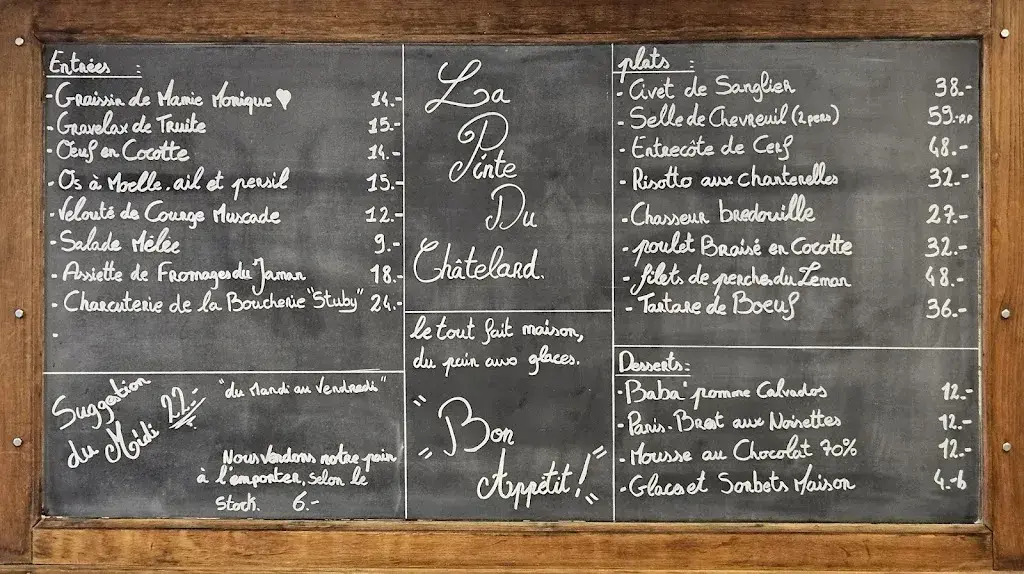 Menu_La Pinte du Châtelard_Corsier-sur-Vevey_image_3