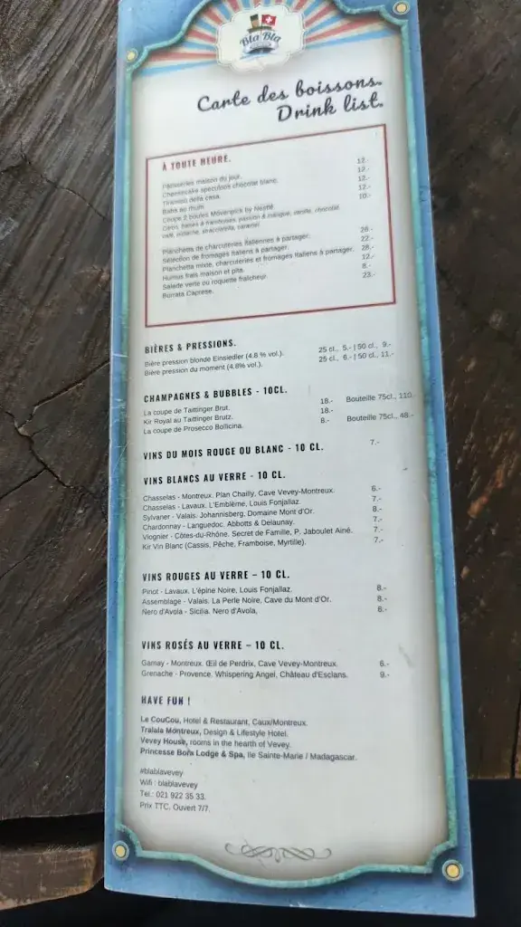 Menu_Bla Bla Vevey_Vevey_image_4