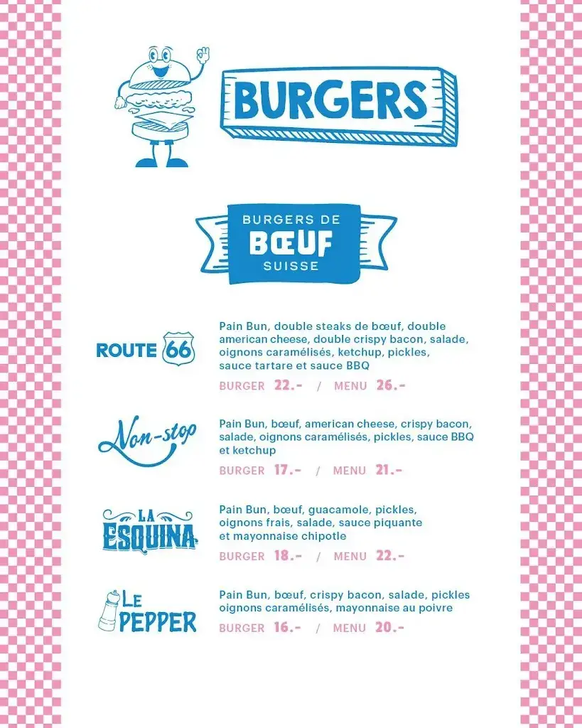 Menu_Le Non-Stop burger Vevey_Vevey_image_4