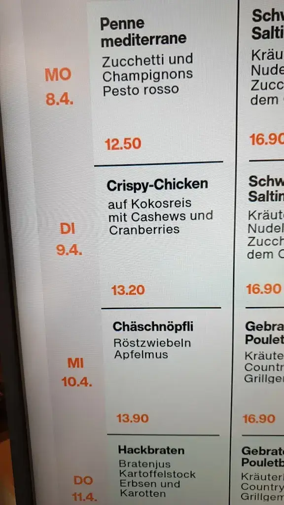 Migros-Restaurant - Egerkingen - Gäupark_Egerkingen_menu_image_1