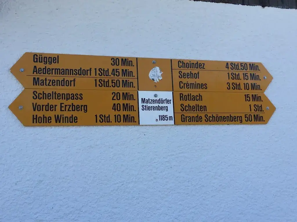 Bergwirtschaft Matzendörfer Stierenberg ristorante a Mümliswil-Ramiswil