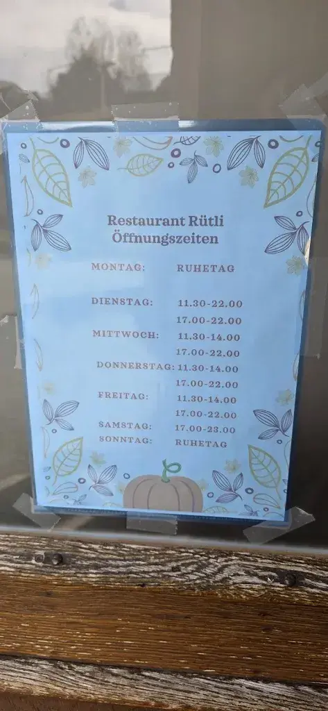 Essen In_Restaurant Rütli_Beinwil am See_avis
