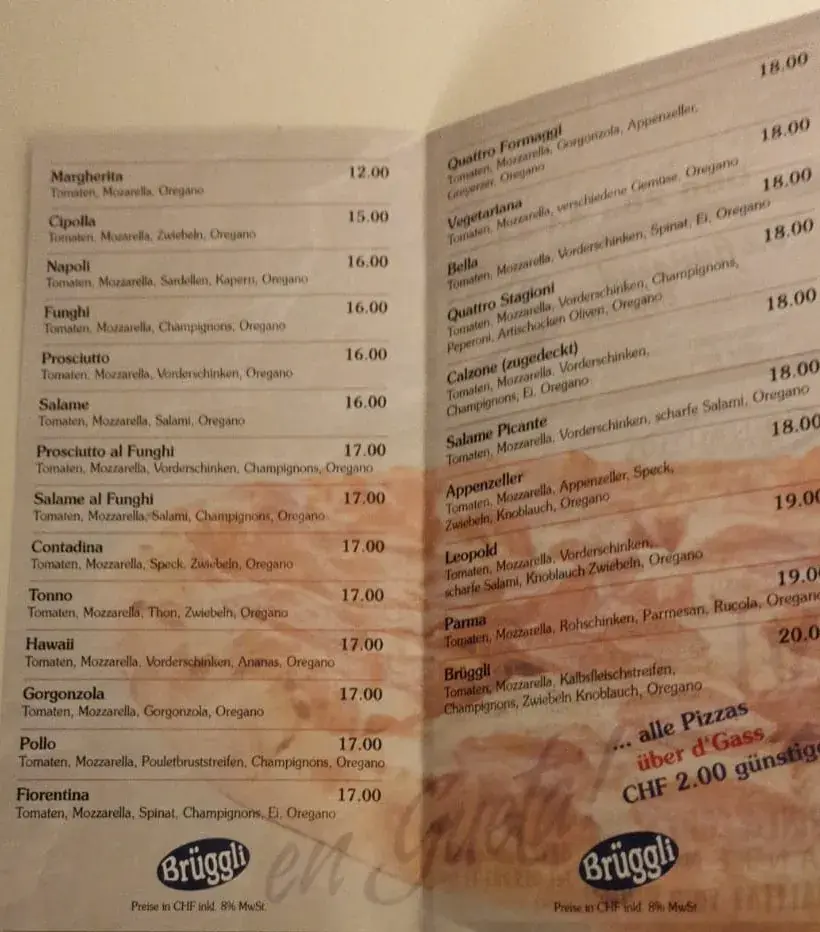 Brüggli ristorante a Kaltbrunn