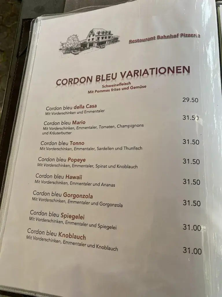 Restaurant Bahnhof Pizzeria ristorante a Rodersdorf