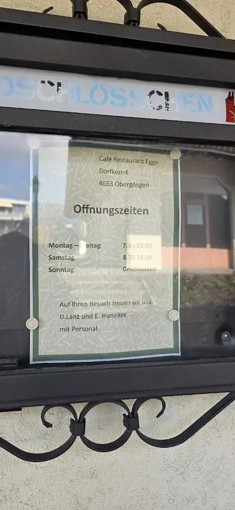 Essen In_Restaurant Café Egge_Obergösgen_recensione
