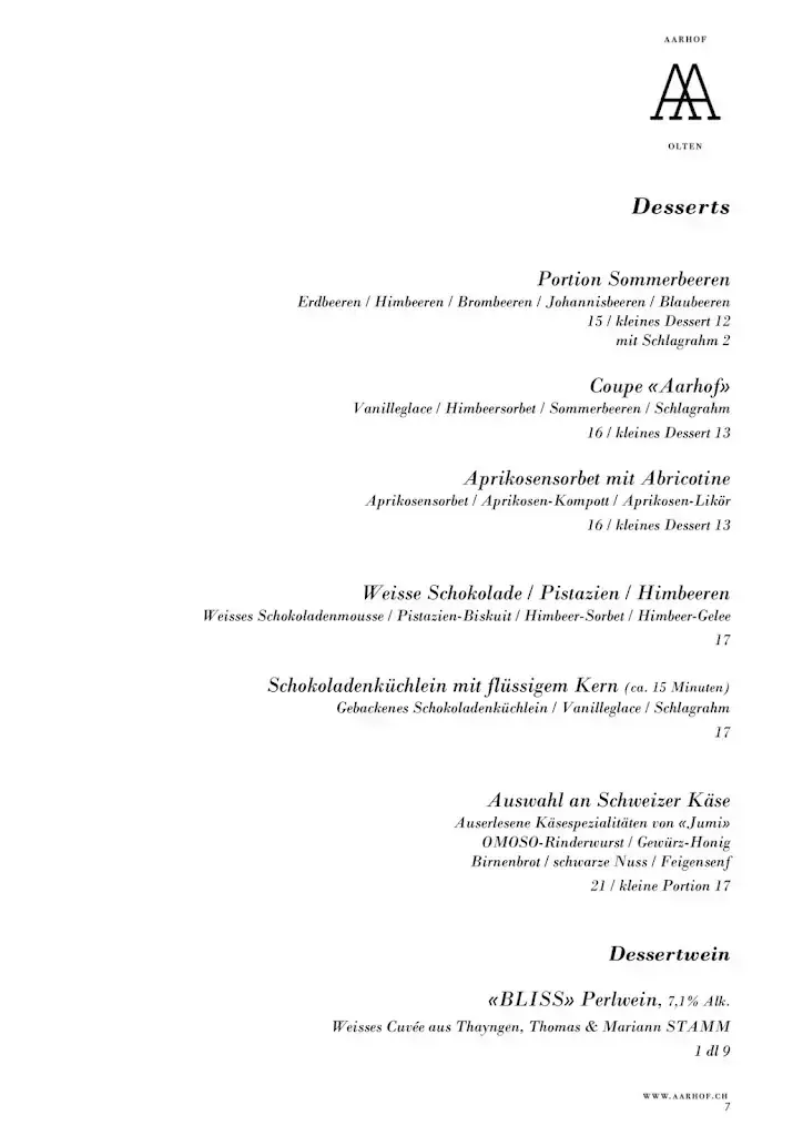 Menü_Aarhof_Olten_Bild_2