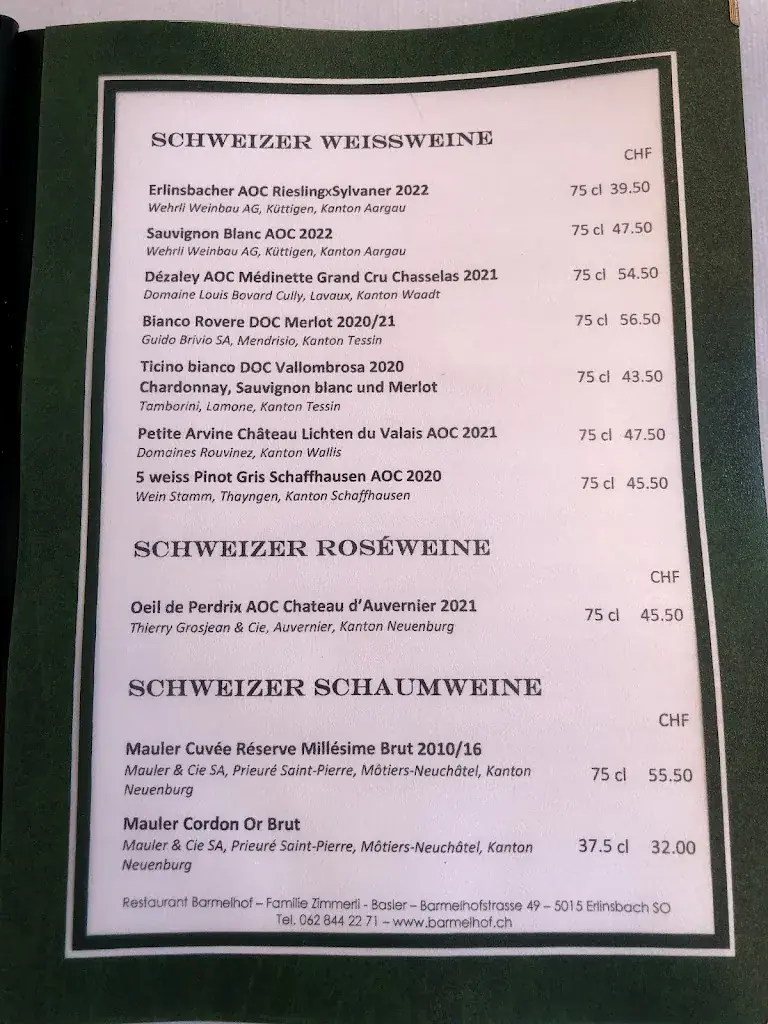 Menu_Restaurant Barmelhof_Erlinsbach_image_3