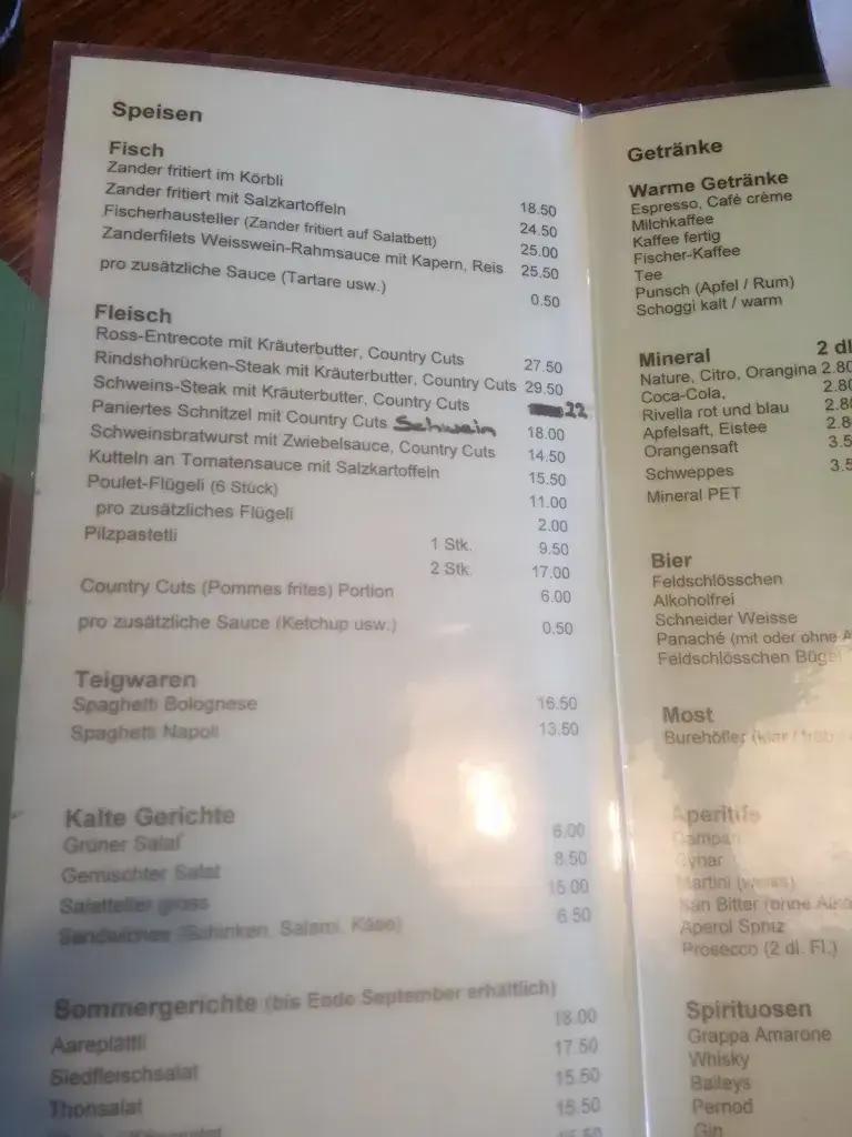 Menu_Restaurant Fischerhaus_Grenchen_image_3