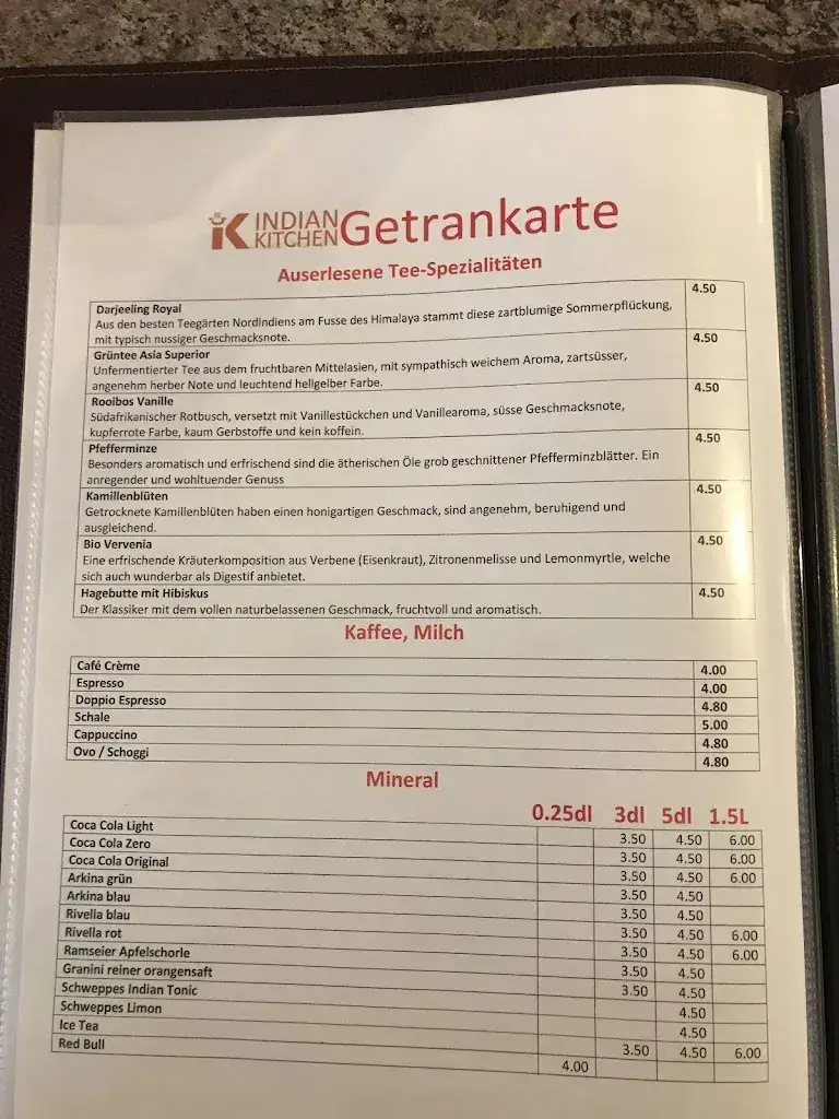 Menu_Indian Kitchen_Köniz_image_3