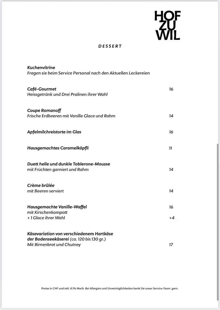 Menü_Gastronomie Hof zu Wil_Wil_Bild_4