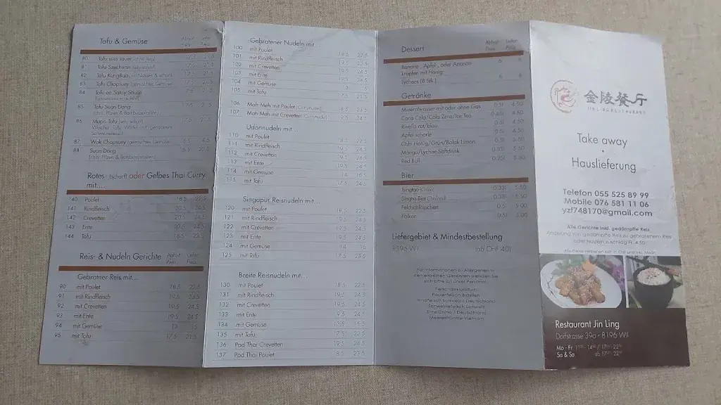 JinLing Restaurant Restaurant in Wil