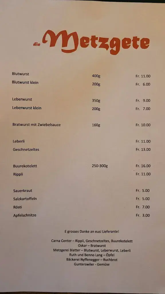 Menu_Restaurant Wiesental_Frauenfeld_image_2