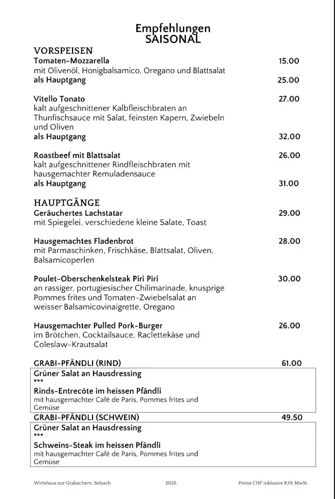 Menü_Wirtshaus zur Grabachern_Selzach_Bild_1