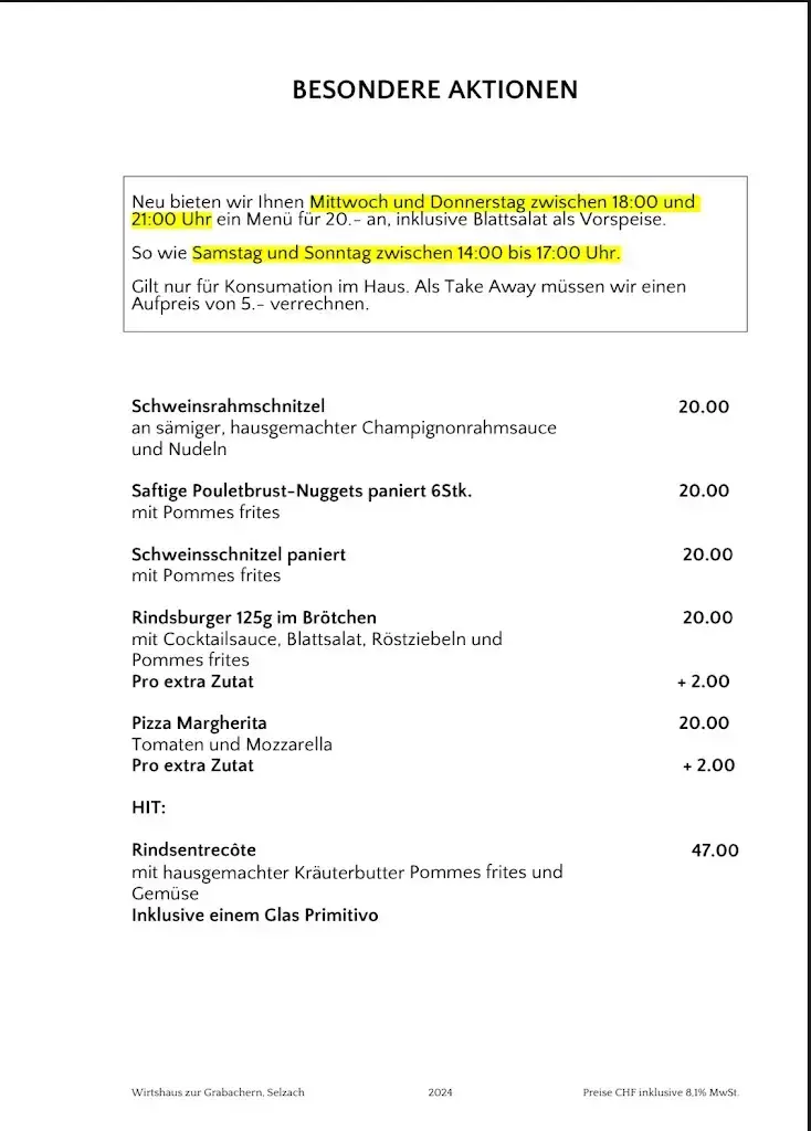 Menü_Wirtshaus zur Grabachern_Selzach_Bild_2