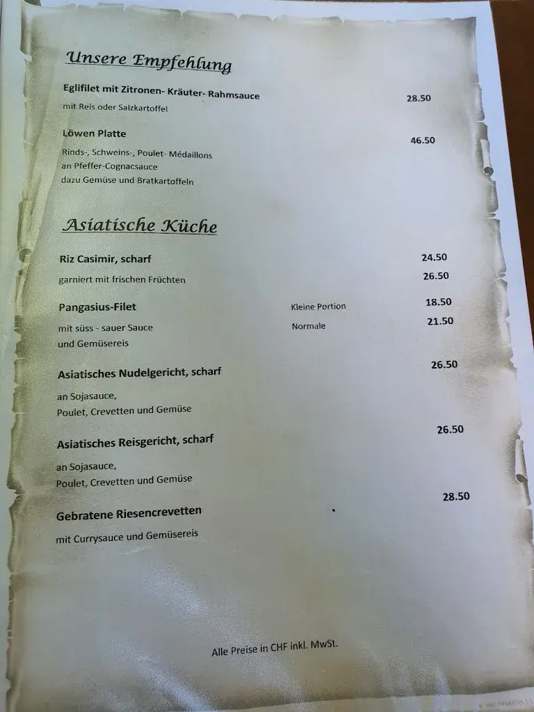 Löwen restaurante en Dulliken