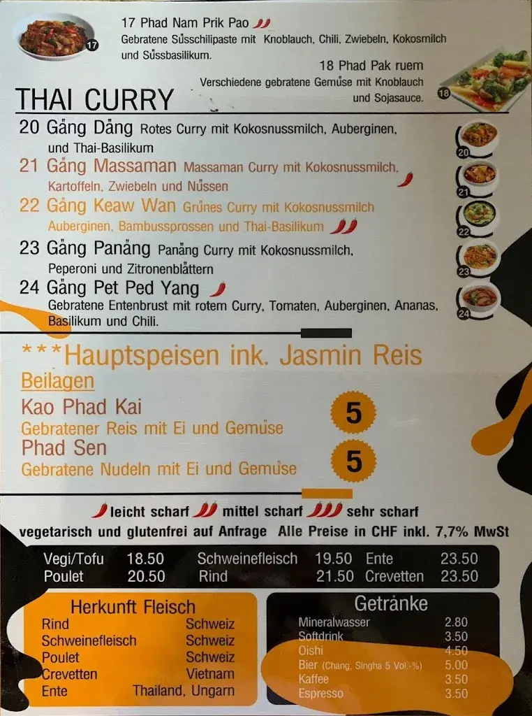 Nok Thai Take Away restaurante en Dulliken