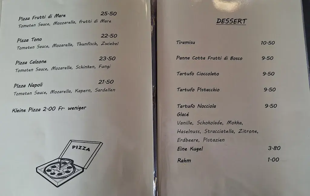 Menu_Ristorante Pizzeria Schlüssel_Hägendorf_image_4