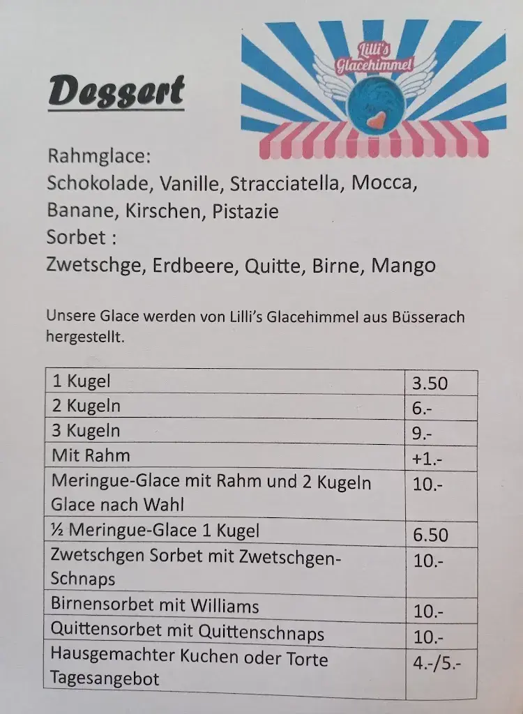 Bistrot Vordere Welschmatt Restaurant in Roggenburg