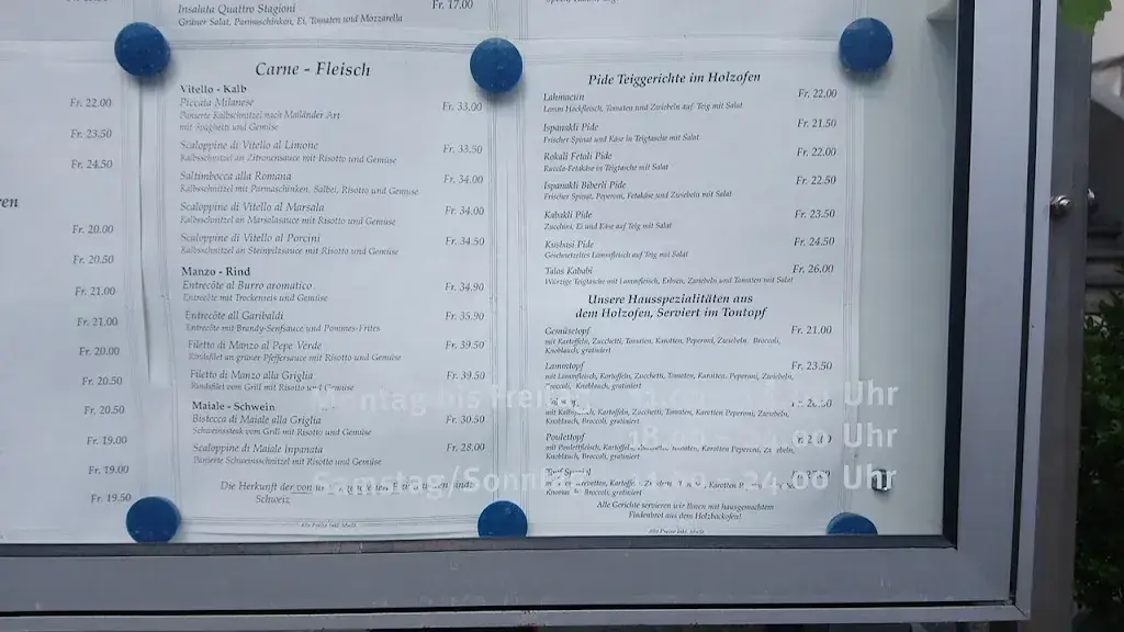 Menu_Restaurant Pizzeria Rössli_Arlesheim_image_2
