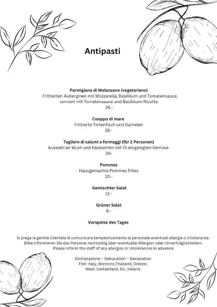 Amalfi Ristorante Pizzeria_Riehen_menu_image_1