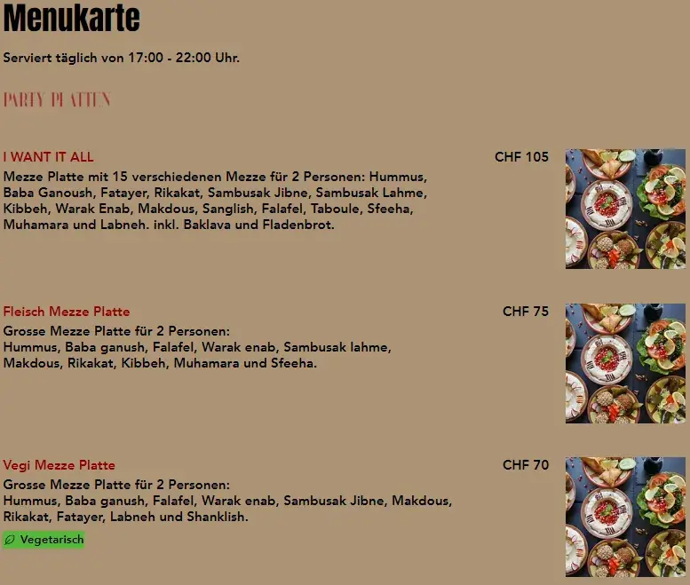 Menu_Bliss Restaurant_Binningen_image_4