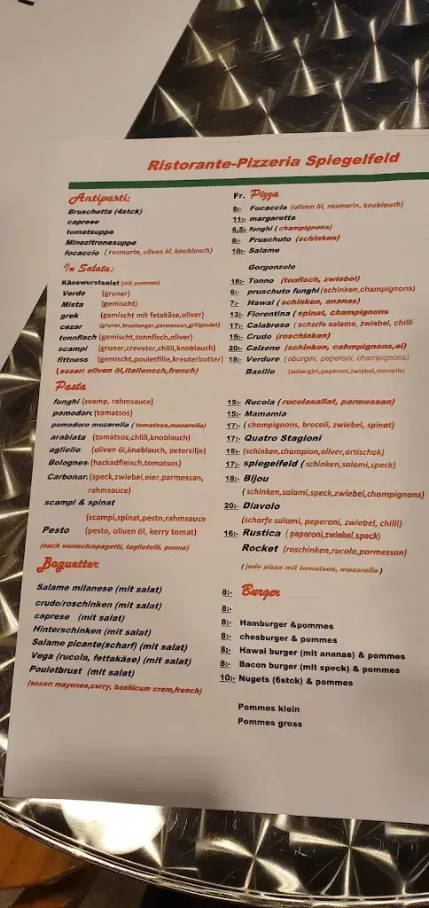 Menu_Restaurant & Pizzeria Spiegelfeld_Binningen_image_3