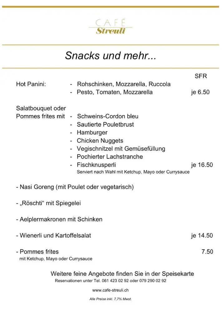 Menu_Café Streuli GmbH Bottmingen_Bottmingen_image_2