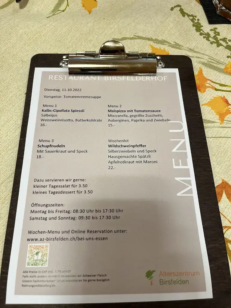 Menu_Restaurant Birsfelderhof_Birsfelden_immagine_3