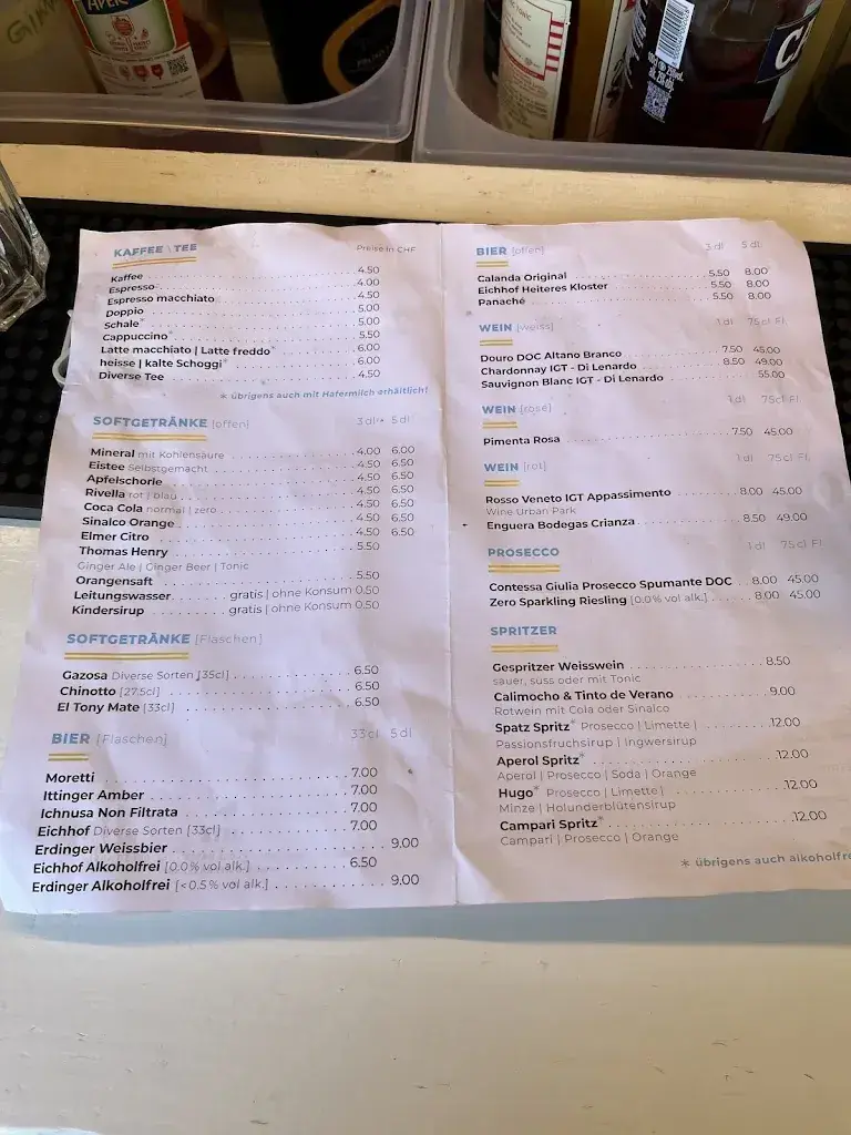 Spatz ristorante a Basel