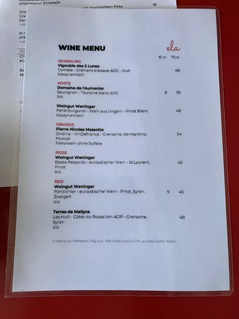 Menu_ela eatery_Münchenstein_image_2