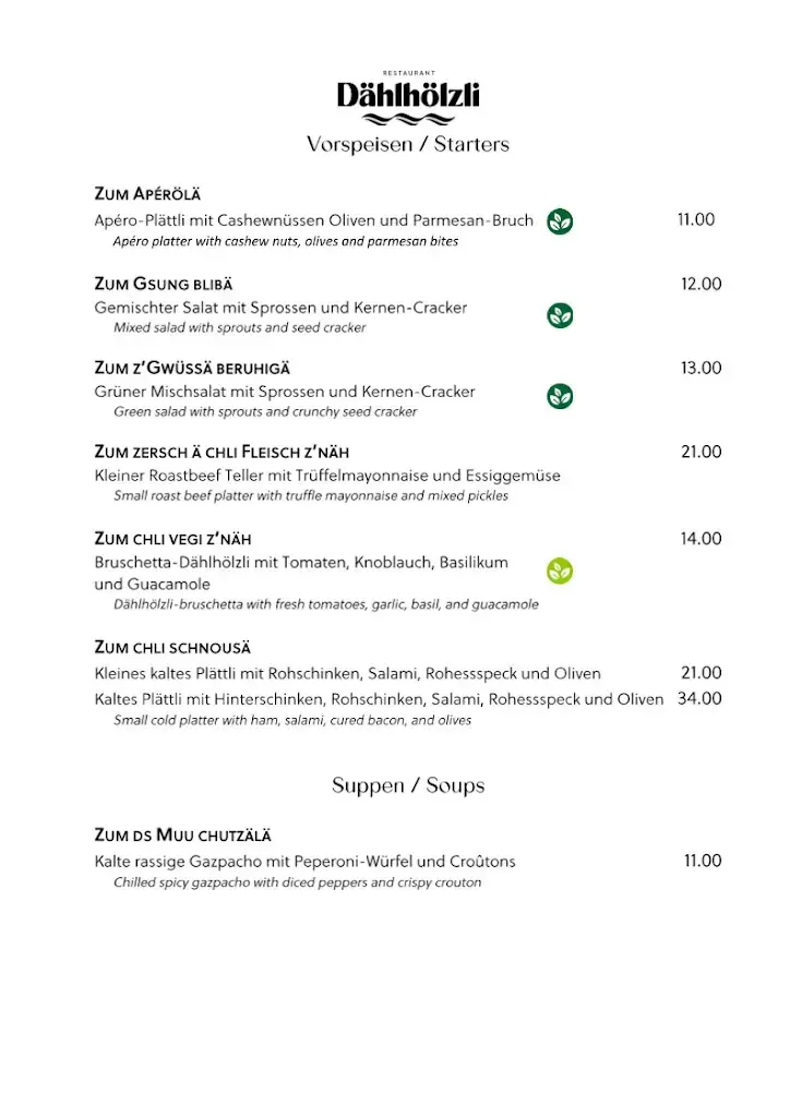 Menü_Restaurant Dählhölzli_Bern_Bild_2