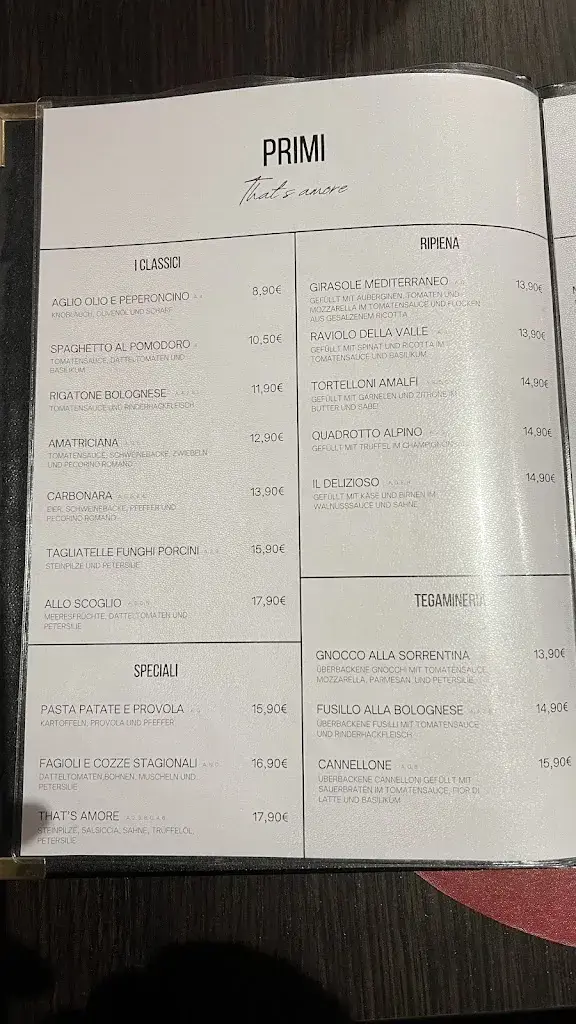 Menu_That's Amore - Rheinfelden (Baden)_Germany_image_2