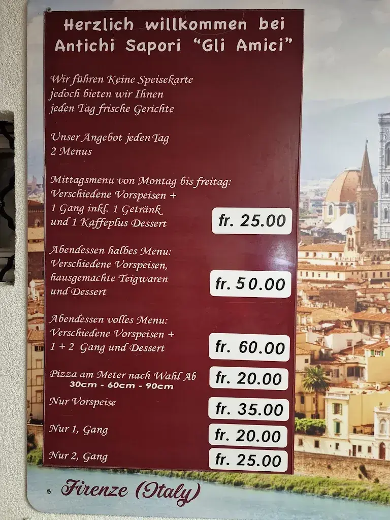 Menu_Gli Amici - Antichi Sapori_Pratteln_immagine_2