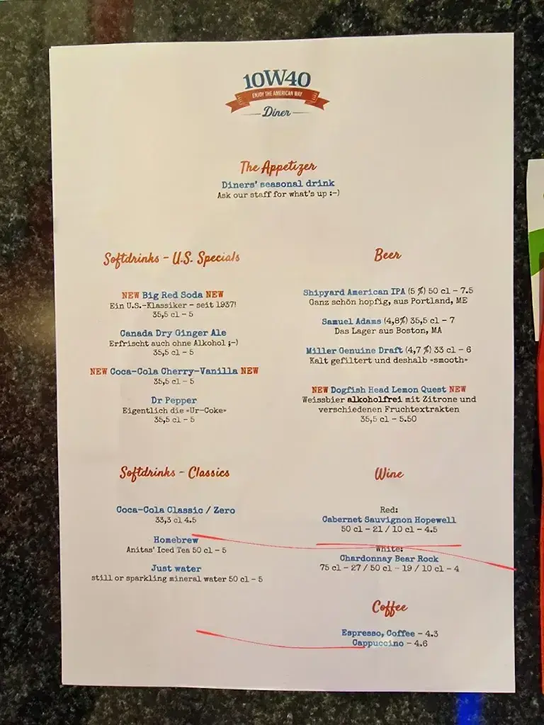 Menu_10W40 Bistro | Diner | Cake Escape_Füllinsdorf_image_2