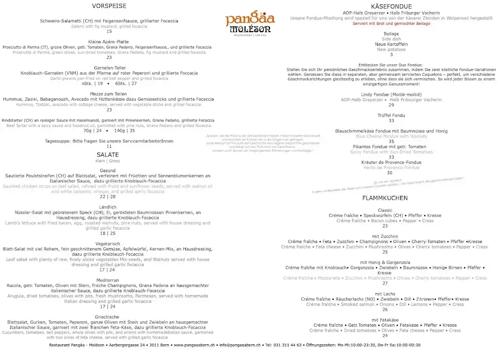 Pangäa-Moléson Bern_Bern_menu_image_1