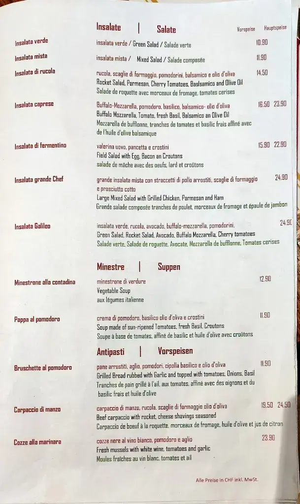 Piazza Italia restaurant à Bern