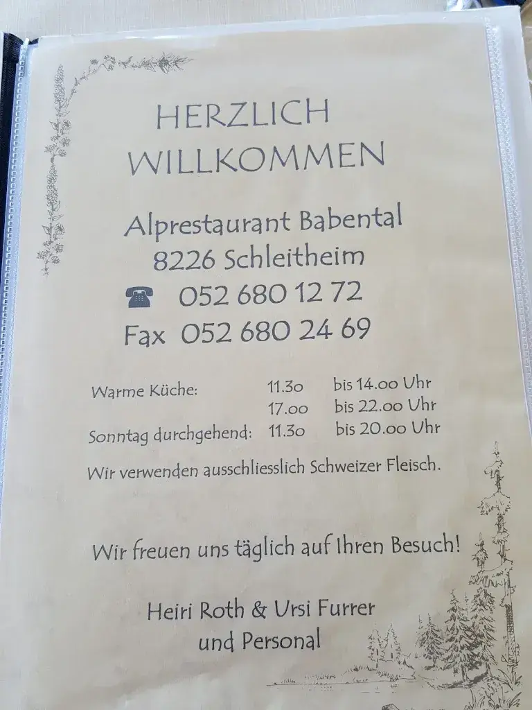 Menu_Alprestaurant Babental_Schleitheim_image_2