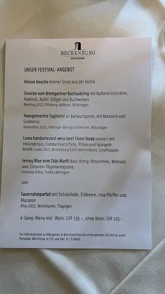 Beckenburg das Restaurant_Schaffhausen_menu_image_1