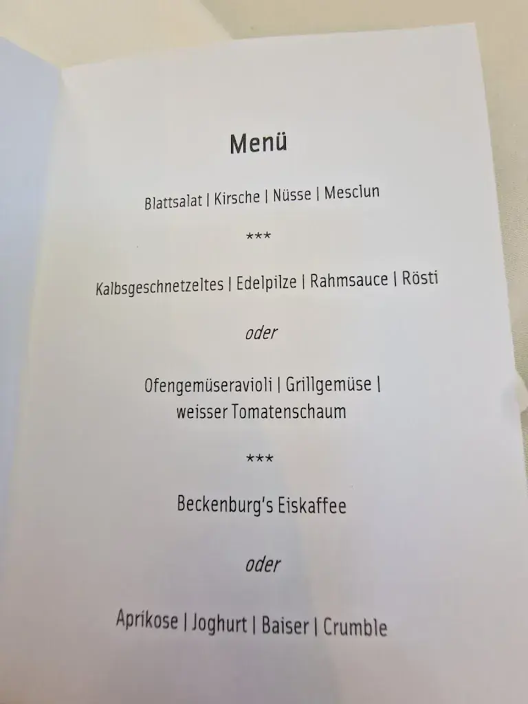 Menu_Beckenburg das Restaurant_Schaffhausen_immagine_2