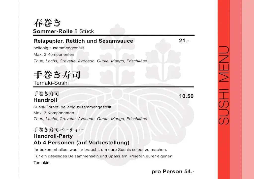 Menu_KENTO Japan Sushi Restaurant_Schaffhausen_image_2