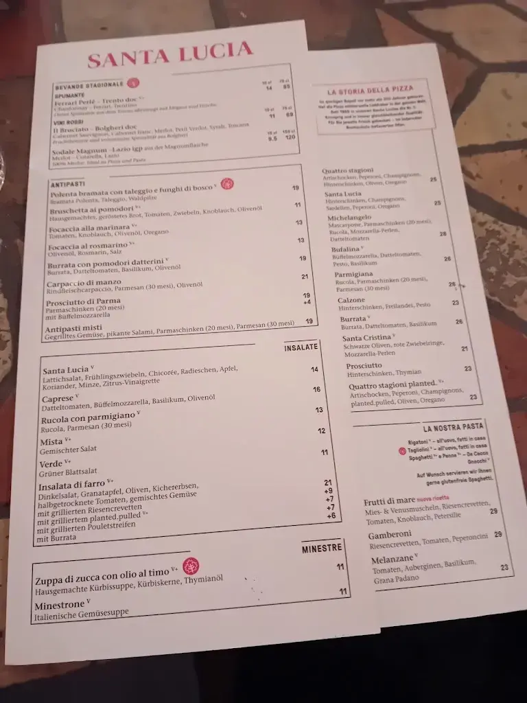Menu_Santa Lucia Schaffhausen_Schaffhausen_image_2