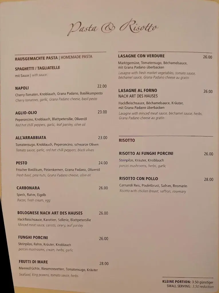 Restaurant La Piazza, Schaffhausen_Schaffhausen_menu_image_1