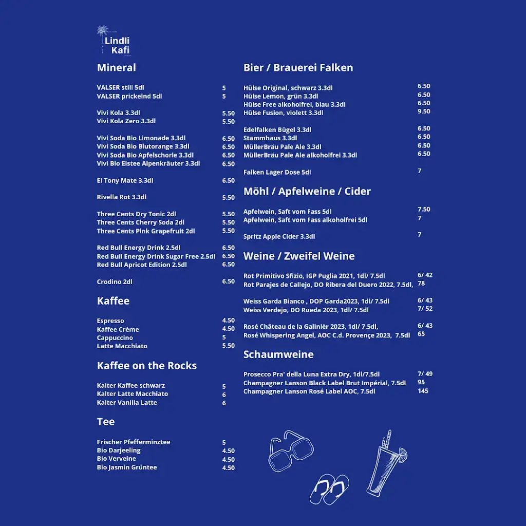 Menü_Lindli Kafi_Schaffhausen_Bild_1