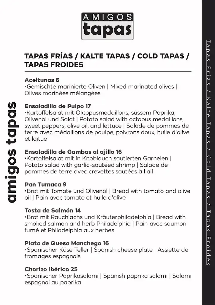 Menu_Amigos Tapas Niederdorf_Zürich_image_2
