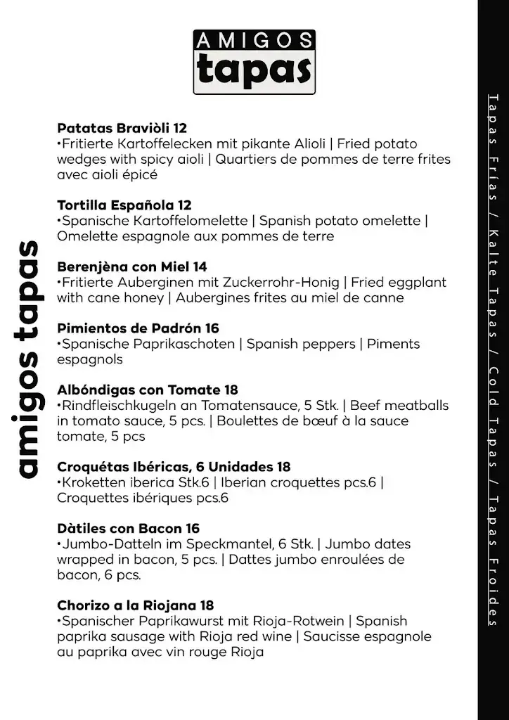 Menu_Amigos Tapas Niederdorf_Zürich_image_3