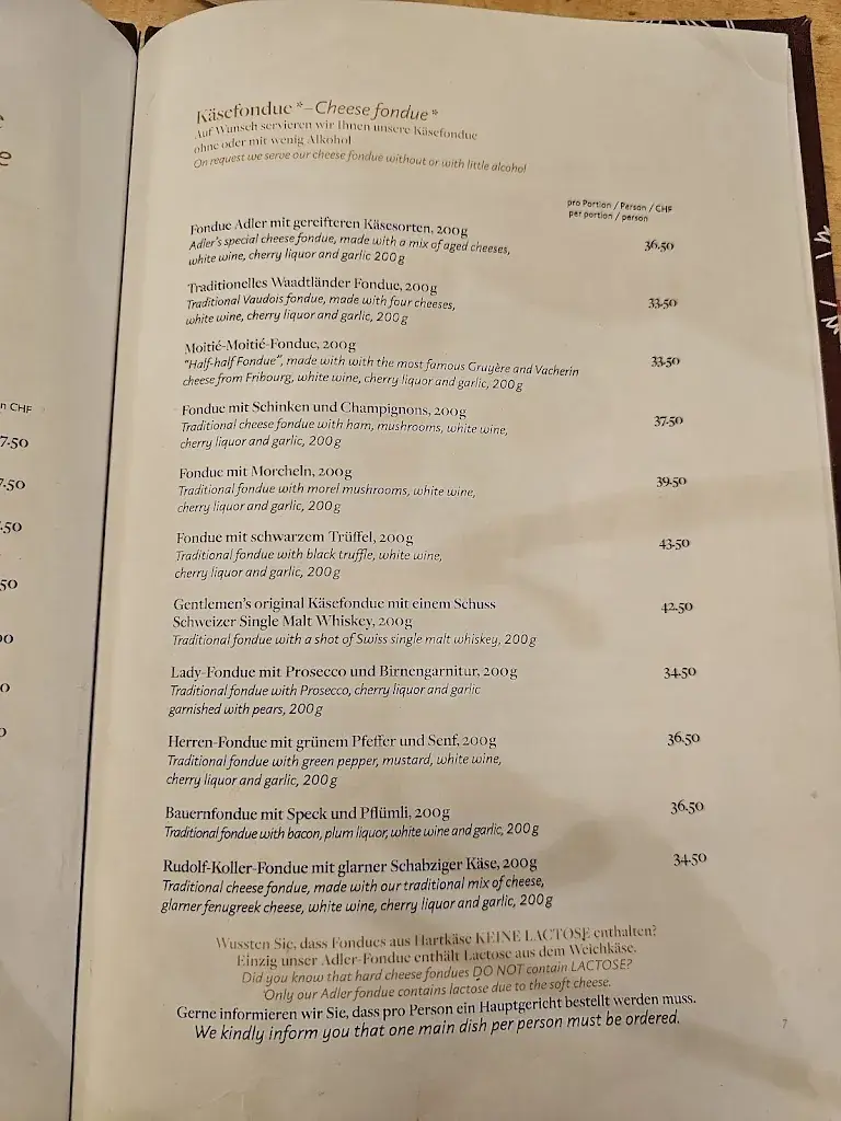 Menu_Raclette Stube_Zürich_image_2