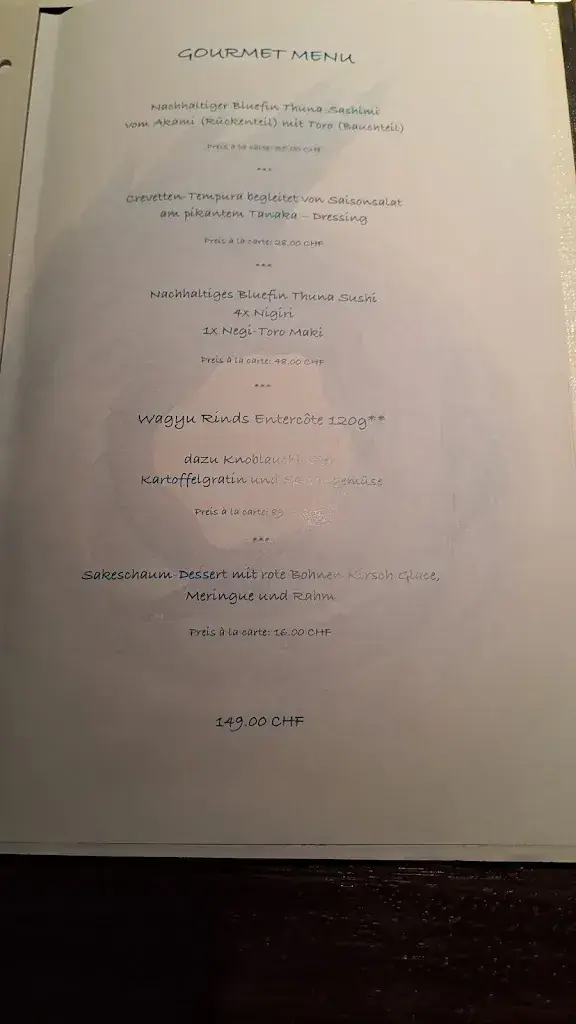 Tanaka restaurant à Kehrsatz