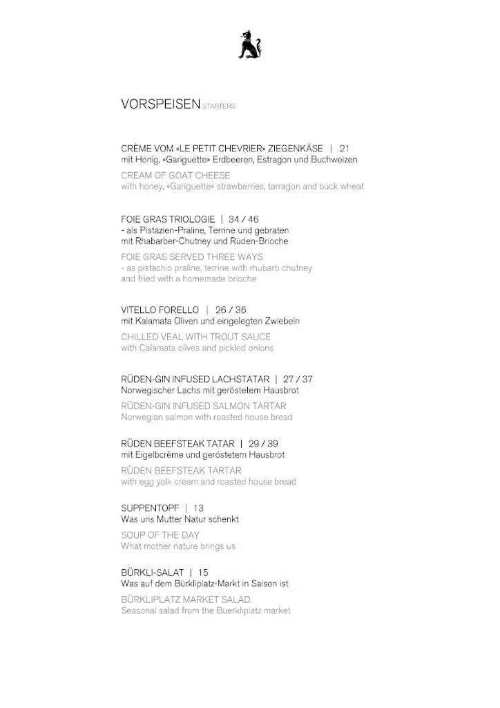 Haus zum Rüden_Zürich_menu_image_1