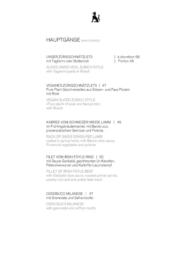 Menu_Haus zum Rüden_Zürich_image_2